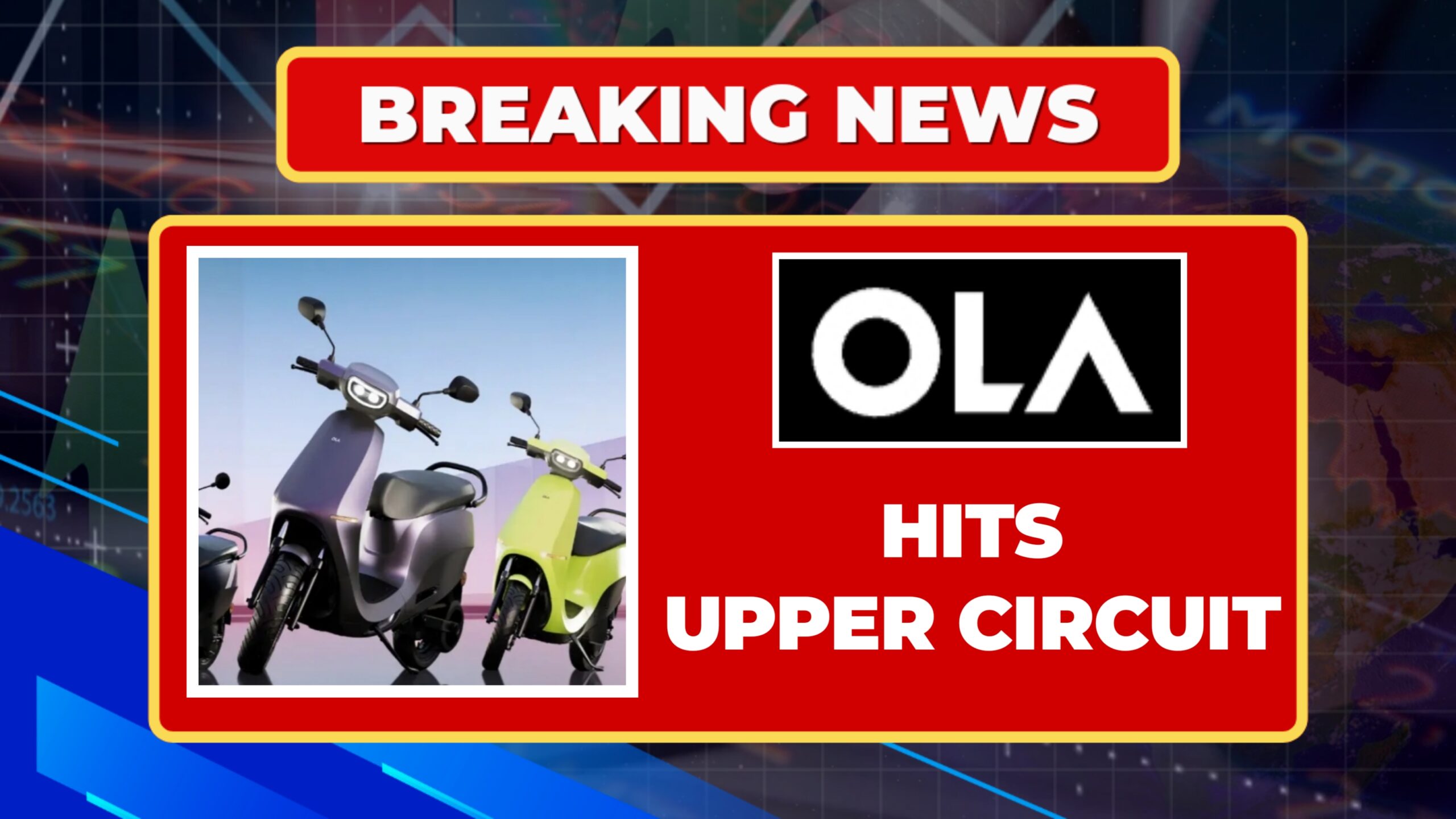 Ola hits upper circuit on just second day of listing