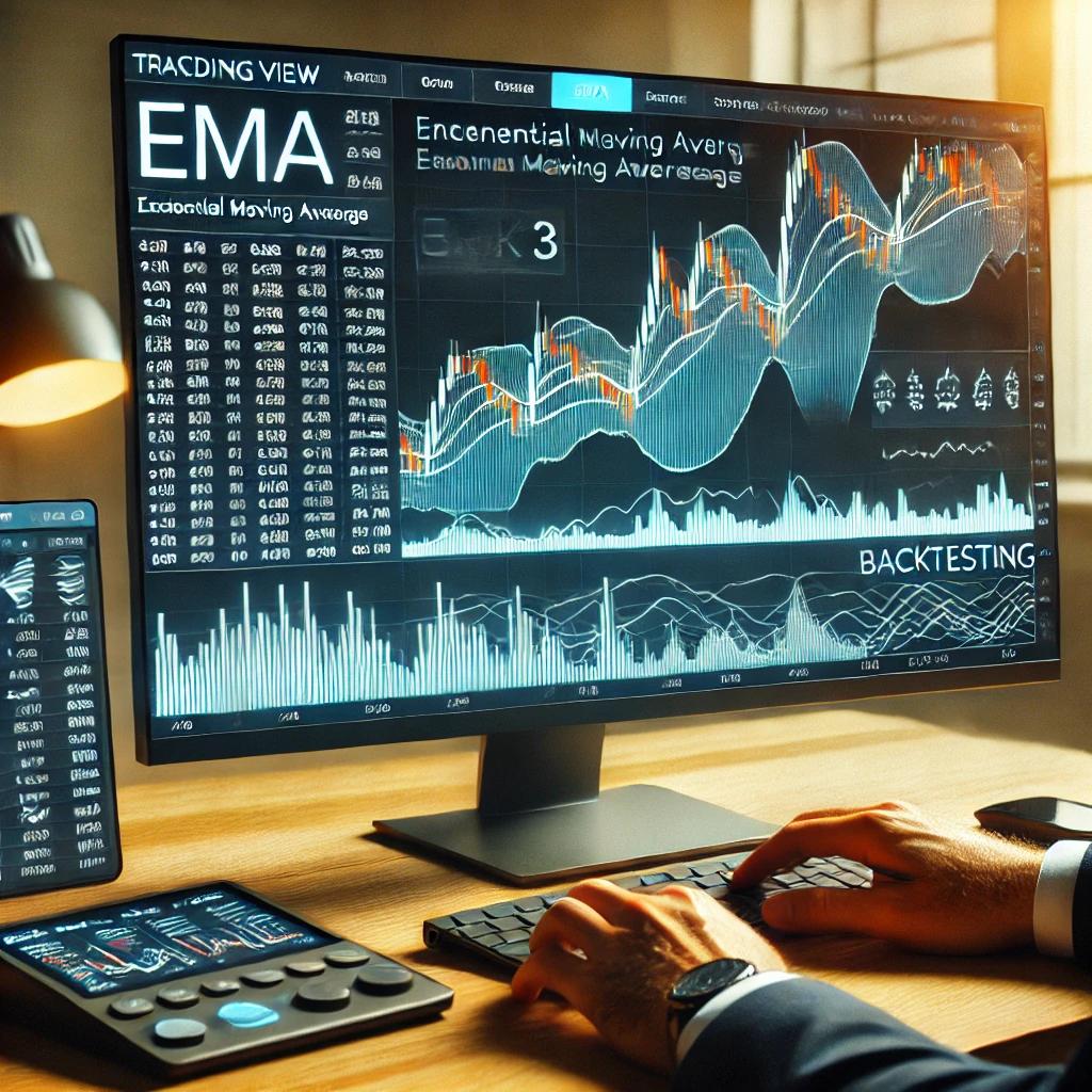 TradingView_backtest_EMA_strategy How to Backtest Grok 3 Trading Strategies in TradingView?