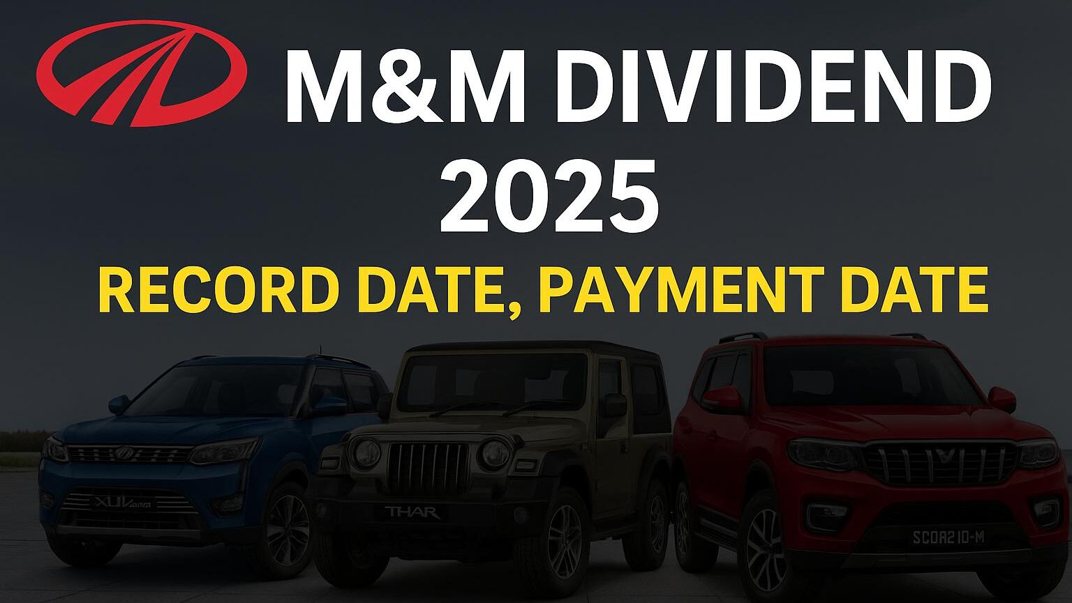 Mahindra dividend 2025 date