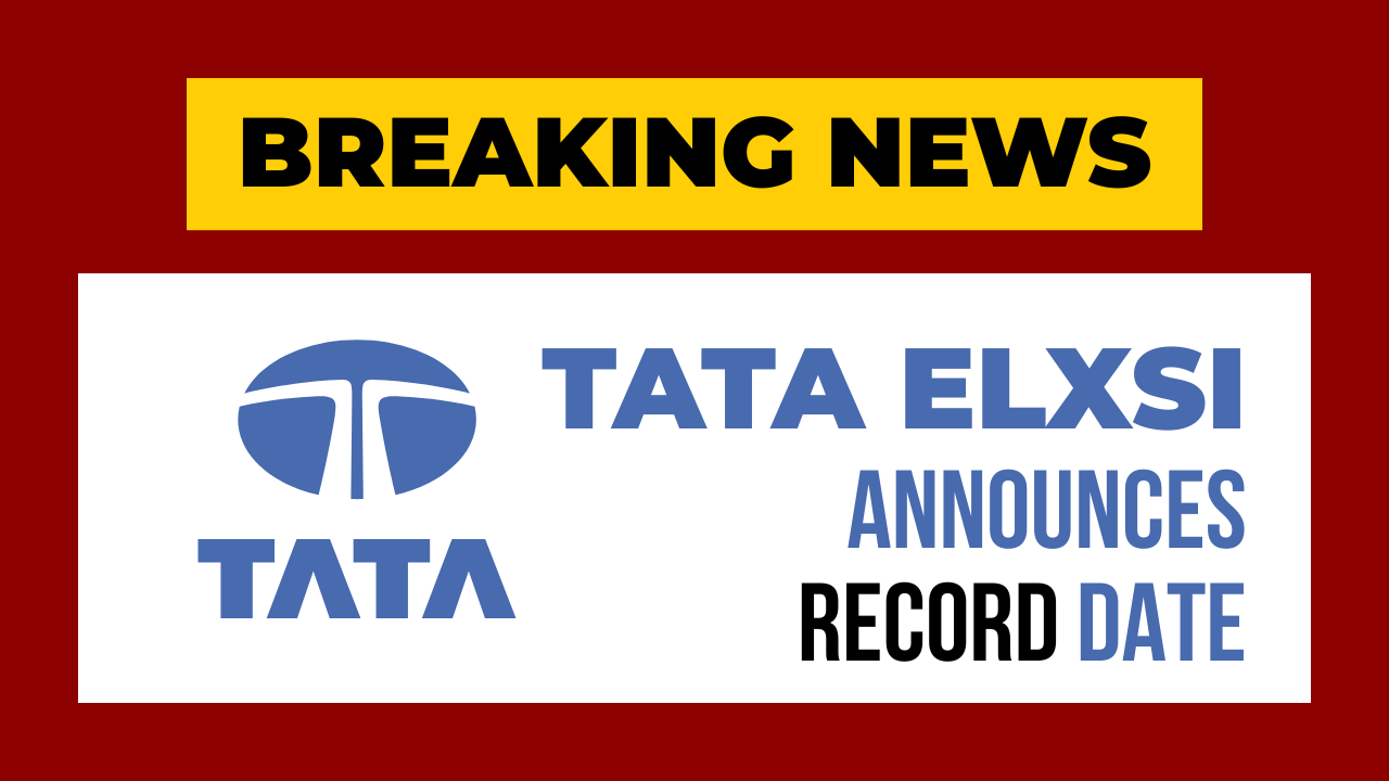 tata elxsi dividend 2025 record date