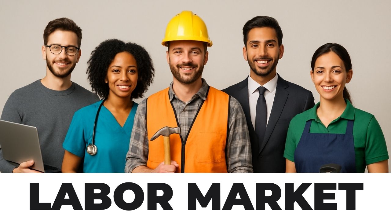 The U.S. labor market shows the balance between employers hiring and people looking for jobs. It reflects employment levels, wages, and economic health, with key reports like Nonfarm Payrolls and unemployment data guiding businesses, policymakers, and investors.