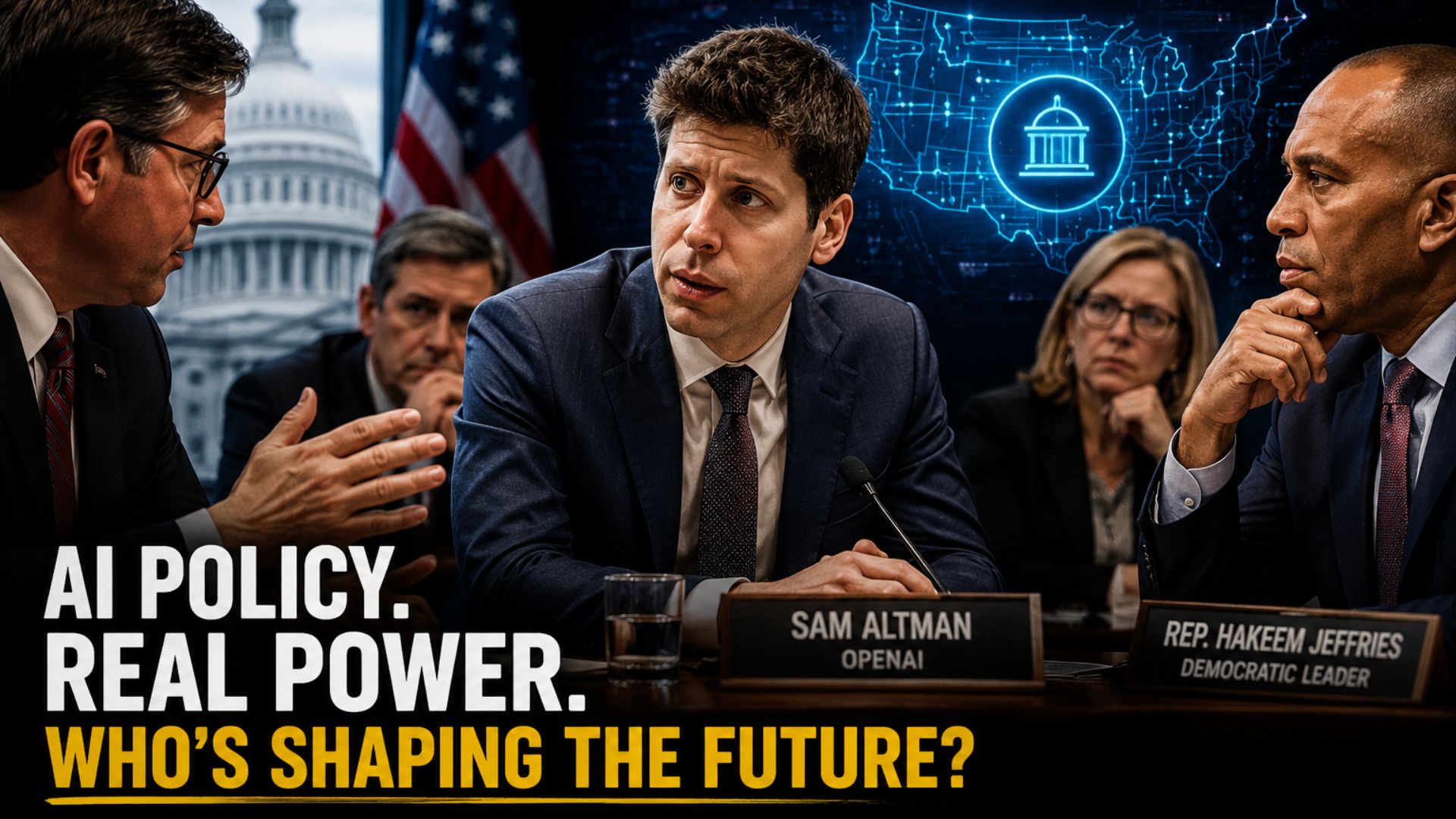 OpenAI CEO Sam Altman is meeting with lawmakers and Trump administration officials in Washington following the signing of a new executive order on artificial intelligence.